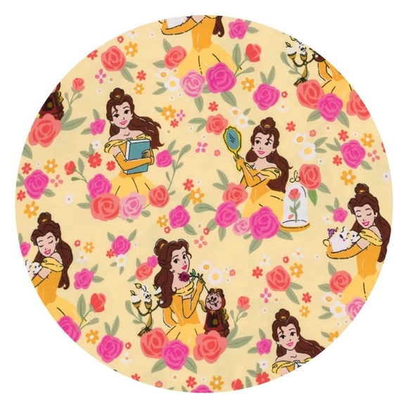 NIB Little Sleepies Disney Princess Belle Two-Piece Short Sleeve Pajamas 12-18 M - Picture 7 of 10